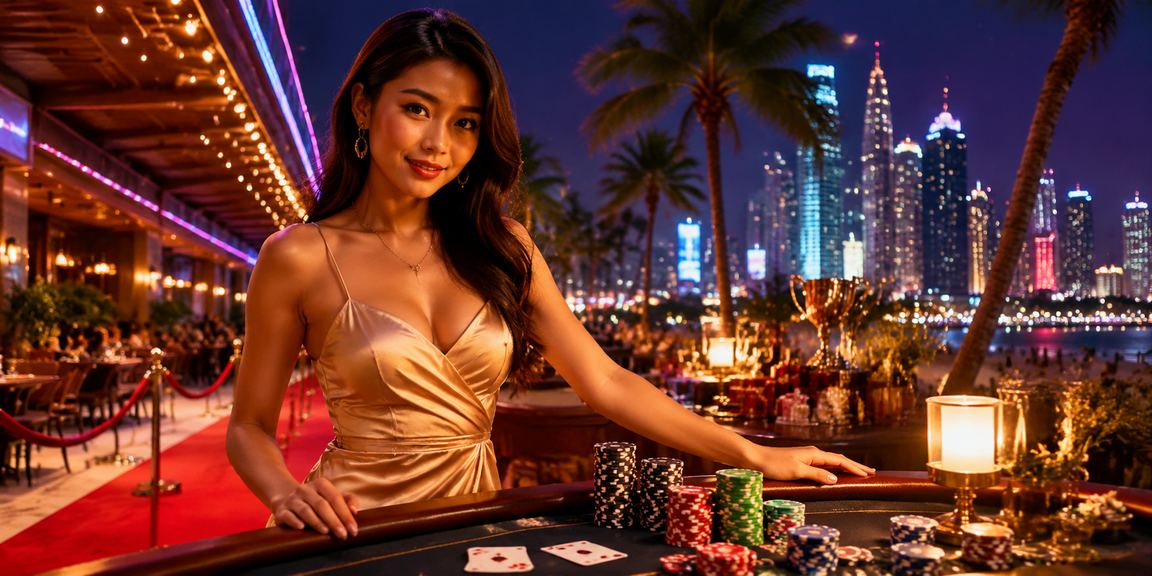 Pemain Malaysia memainkan poker dalam talian di Kuala Lumpur dengan antara muka 350z